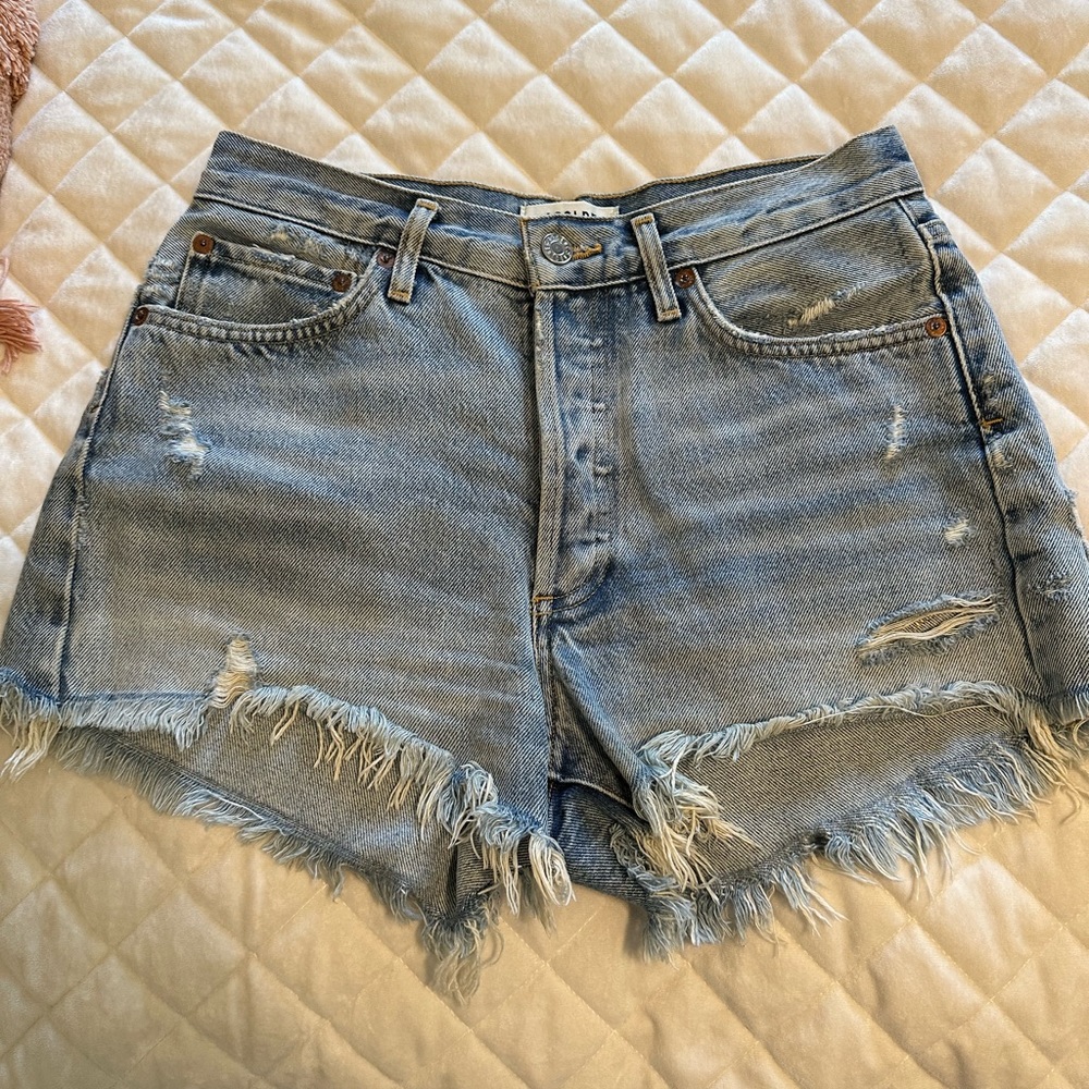 AGOLDE Parker Vintage Cutoff Shorts in swapmeet. Size 25